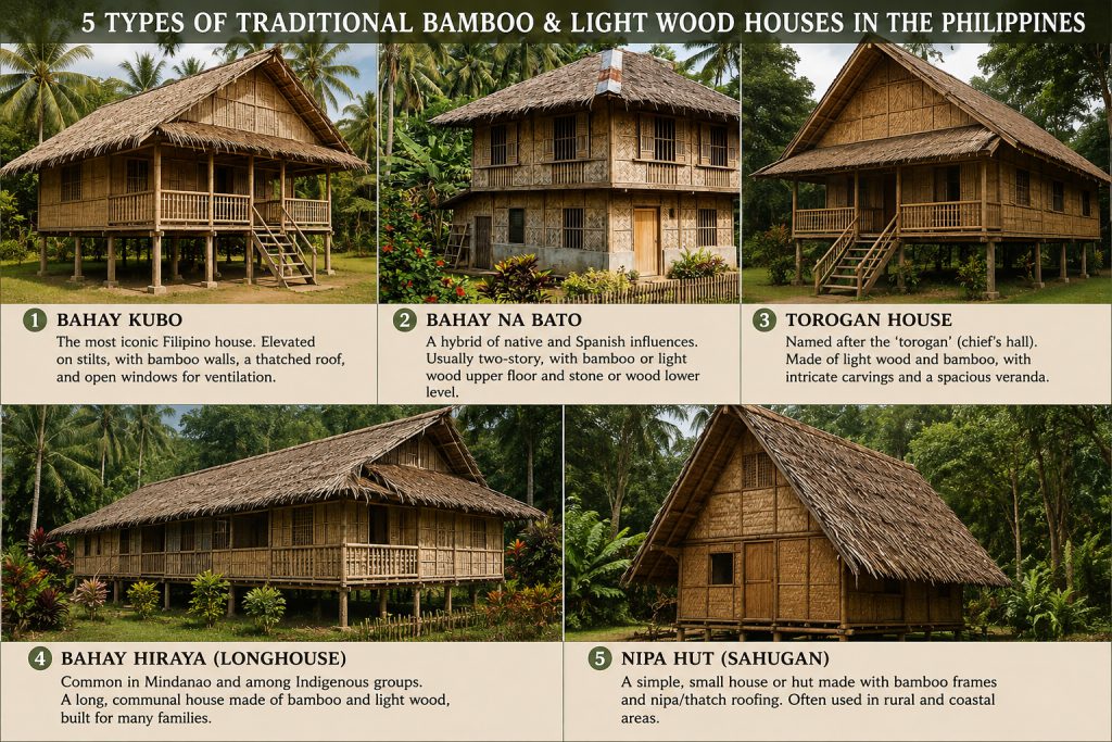 Bayanihan, truyền thống dời nhà thú vị của Philipin. Một số kiểu nhà truyền thống Philipin