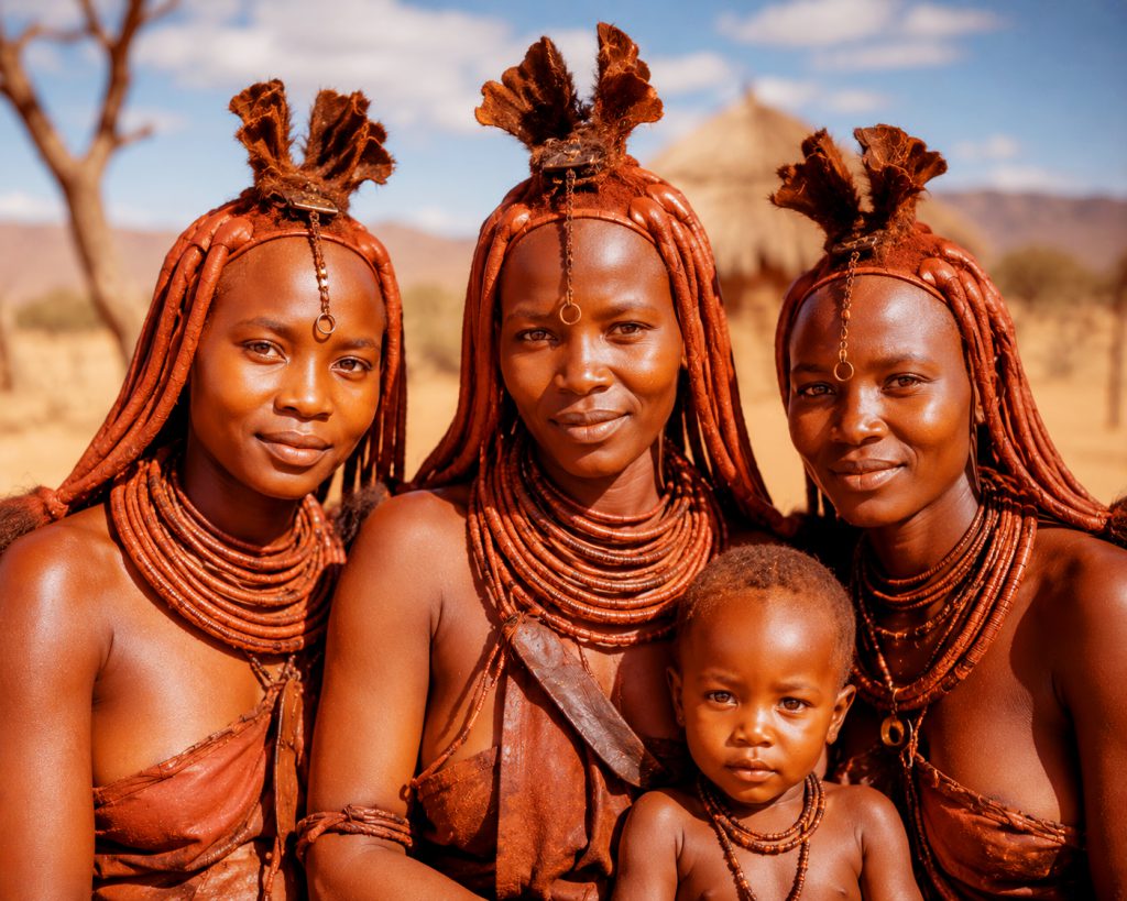 Ngày quốc tế người bản xứ. Phụ nữ Himba