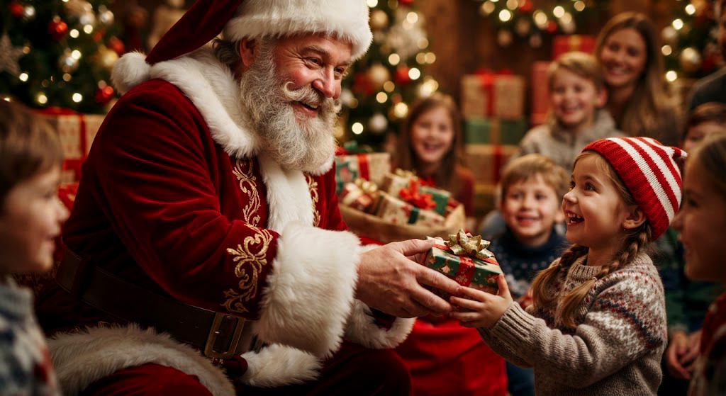 Màu sắc trong văn hóa dân gian. Ông già Noel trong bộ áo đỏ như son